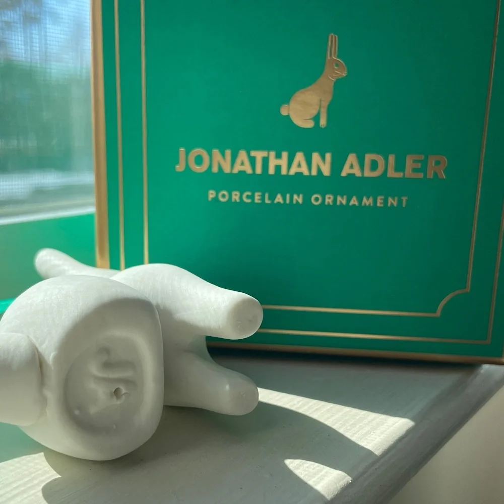 Jonathan Adler Porcelain RABBIT 🐇 Ornament